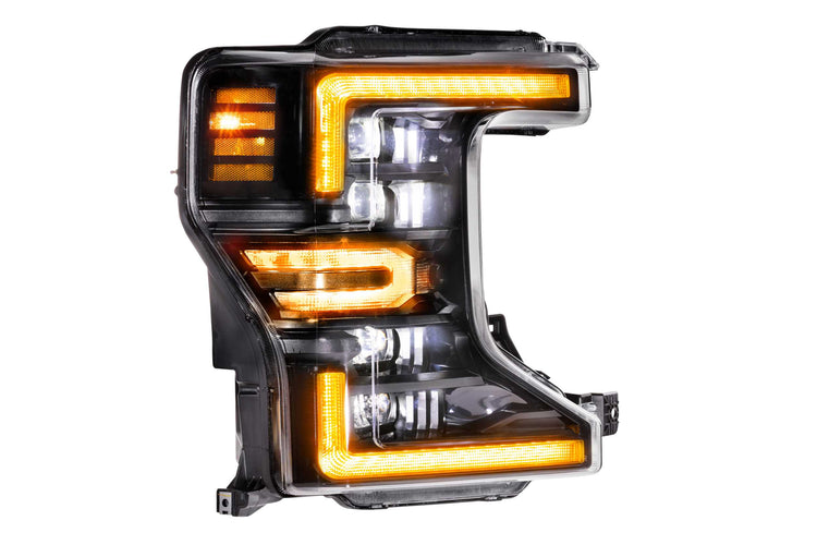 Ford Super Duty 2020-2022: Morimoto XB LED Headlights (Amber DRL)-3