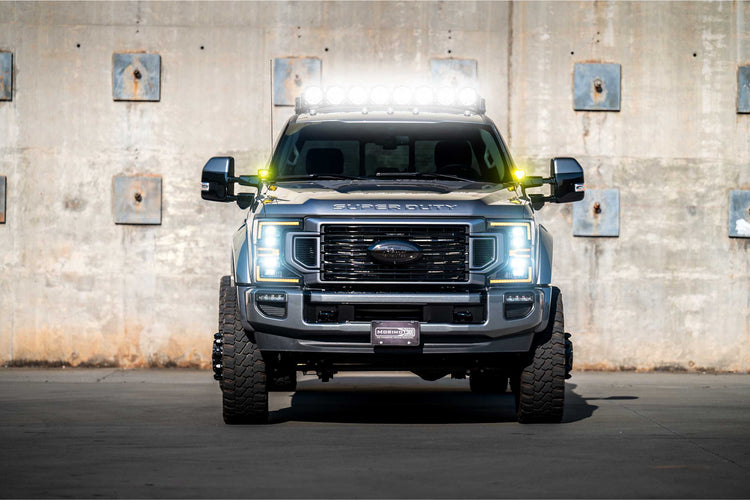 Ford Super Duty 2020-2022: Morimoto XB LED Headlights (Amber DRL)-9