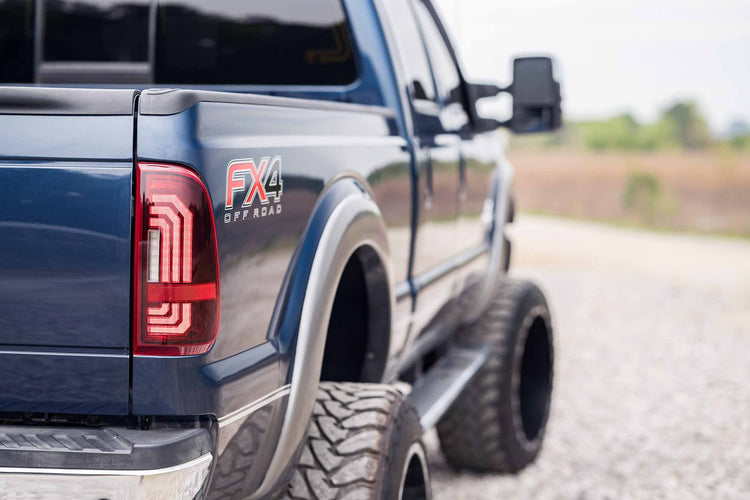 Ford Super Duty (99-16) (Pair / Red): Morimoto XB LED Tails-6