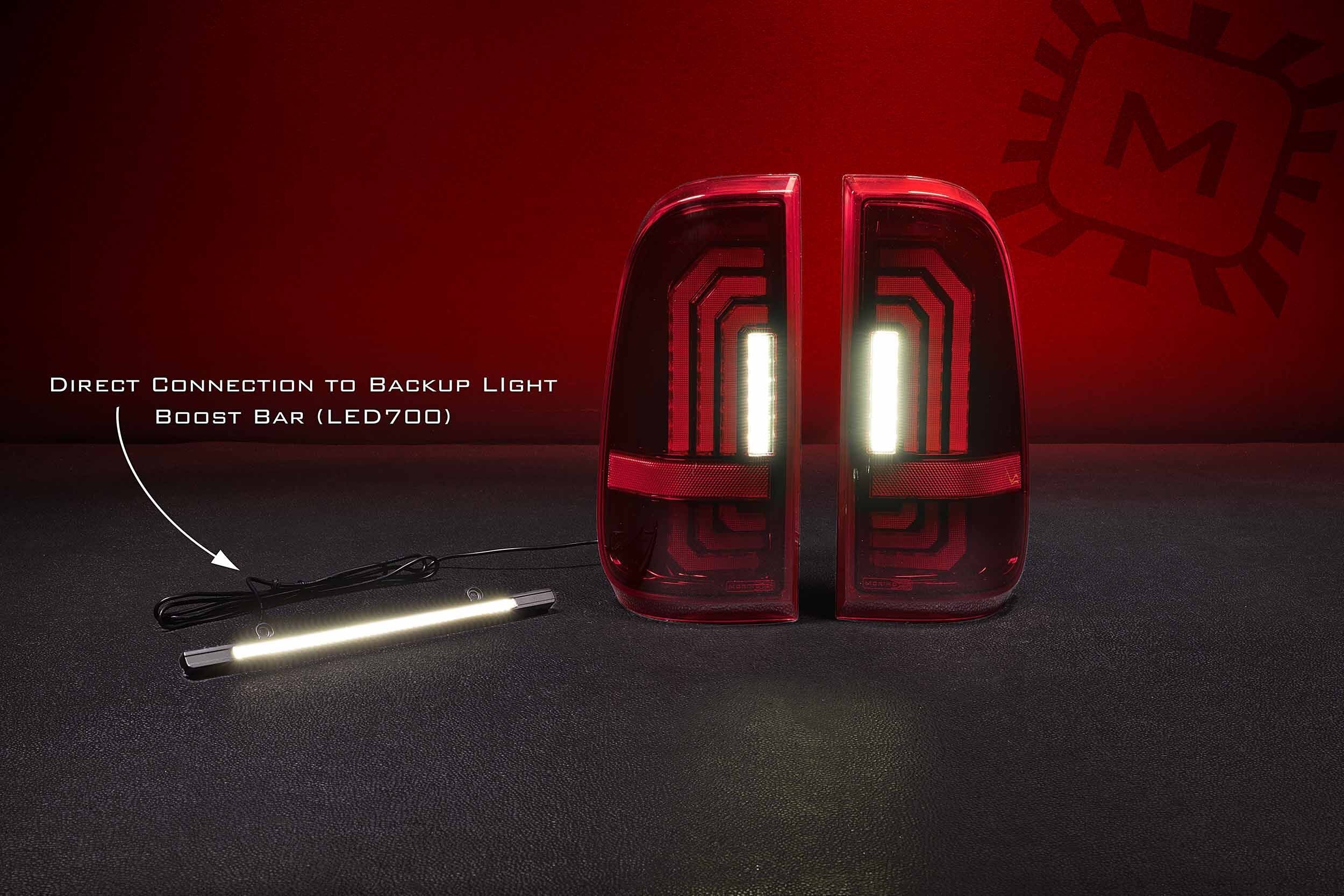 Ford Super Duty (99-16) (Pair / Red): Morimoto XB LED Tails-LF732