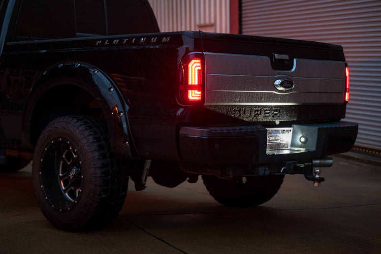 Ford Super Duty (99-16) (Pair / Smoked): Morimoto XB LED Tails-3