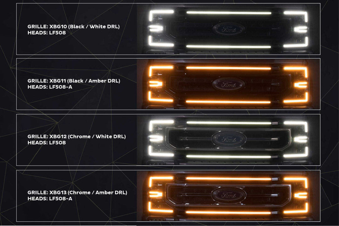 Ford Super Duty Facelift Kit: 17-19 To 20-22 Front End-9