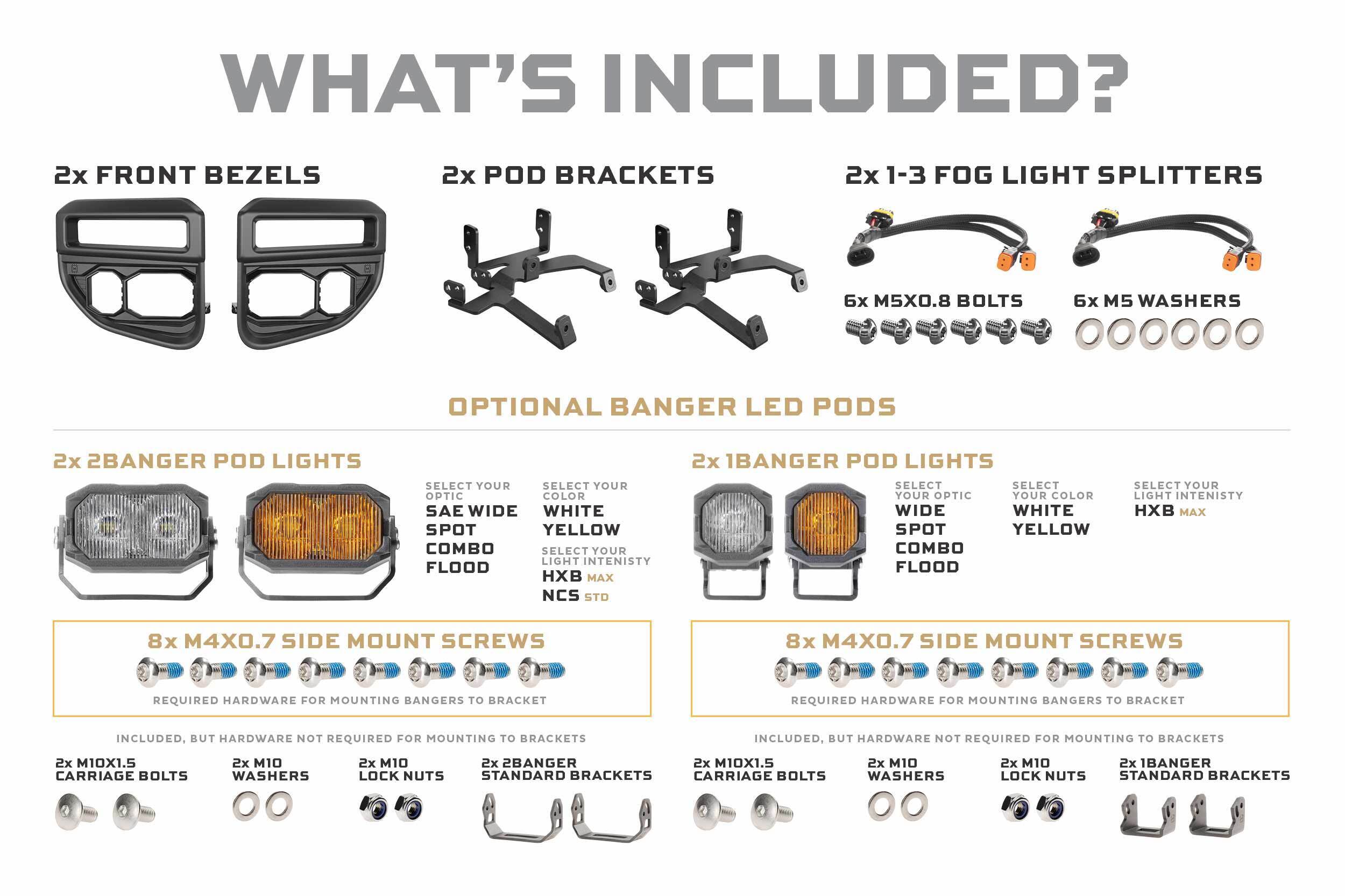 Ford Super Duty OE LED (20-22): Banger LED Fog Lights-4