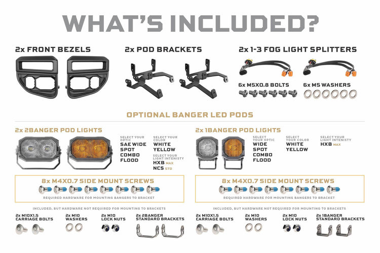 Ford Super Duty OE LED (20-22): Banger LED Fog Lights-4