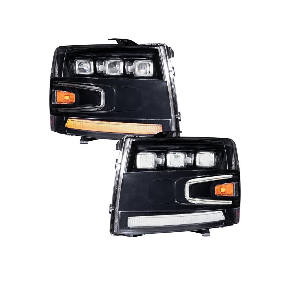 Form Lighting 2007-2013 Chevrolet Silverado LED Projector Headlights-2