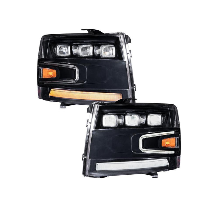 Form Lighting 2007-2013 Chevrolet Silverado LED Projector Headlights-2