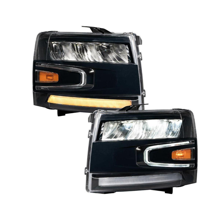 Form Lighting 2007-2013 Chevrolet Silverado LED Reflector Headlights-2