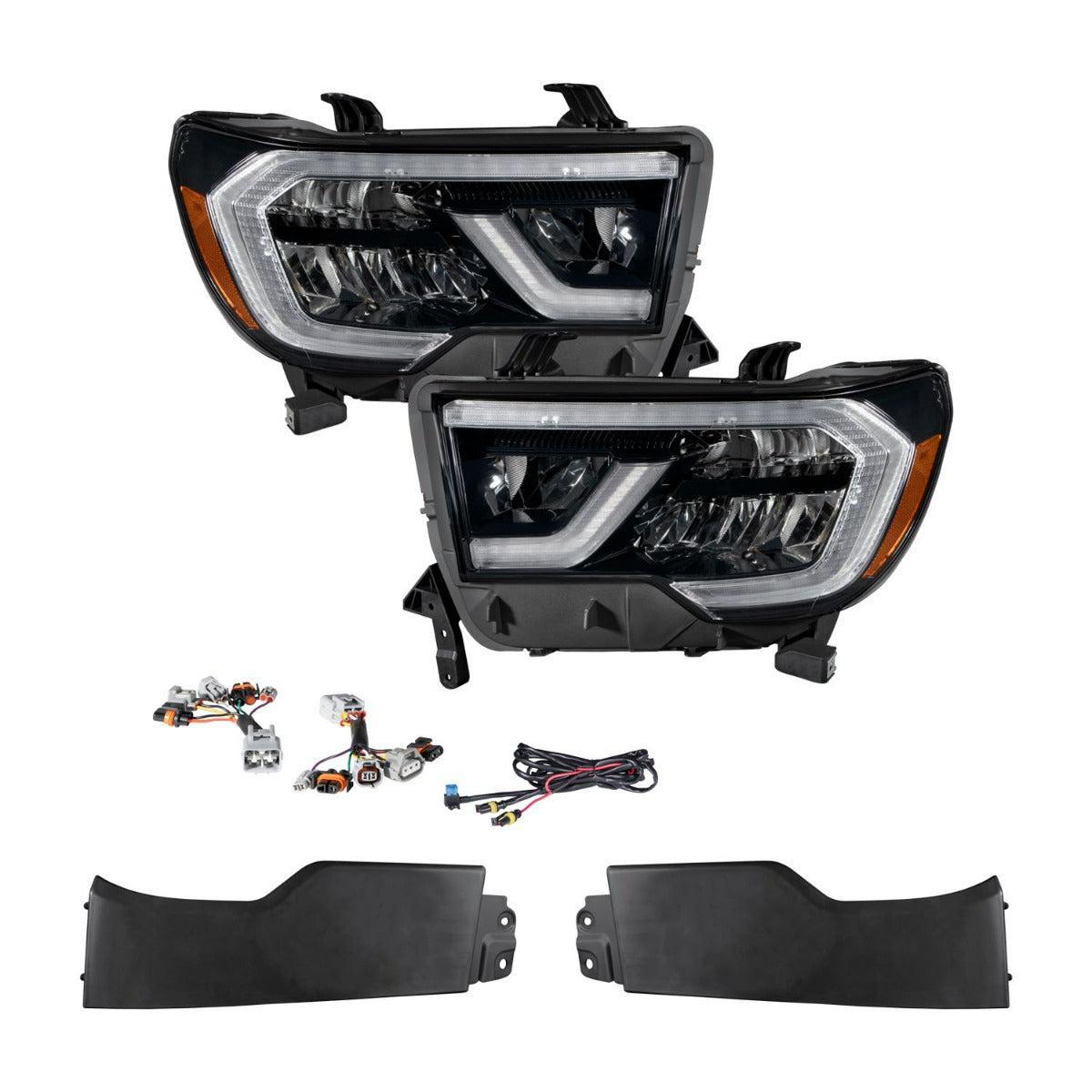 Form Lighting 2007-2013 Toyota Tundra and 2008-2017 Sequoia LED Reflector Headlights-3