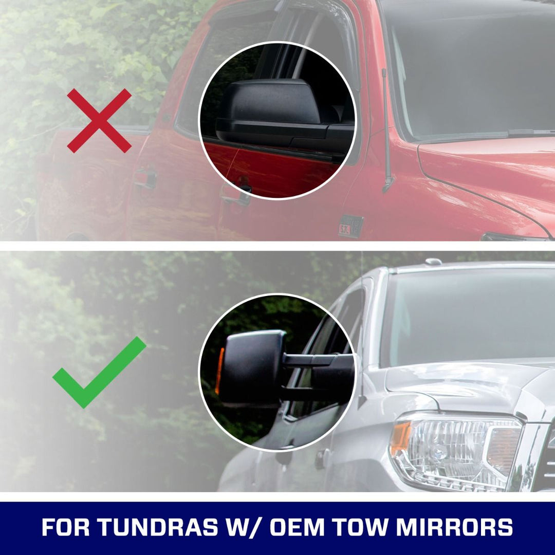 Form Lighting 2007-2021 Toyota Tundra w/ OEM Tow Mirrors LED Mirror Lights (pair)-5