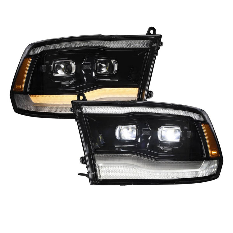 Form Lighting 2009-2018 RAM 1500/2500/3500 LED Projector Headlight (Pair)-2