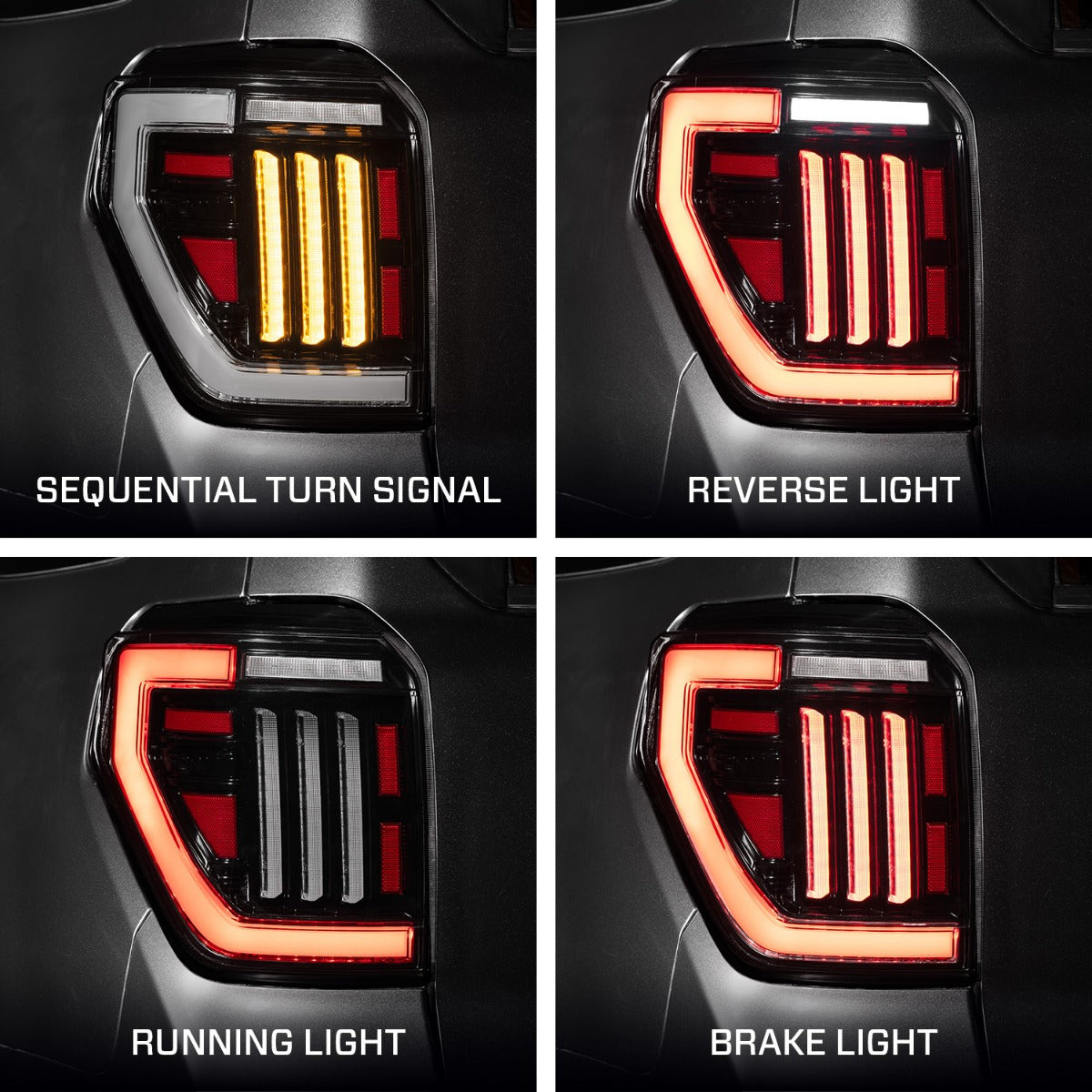Form Lighting 2010-2024 Toyota 4Runner LED Tail Lights (pair)-6