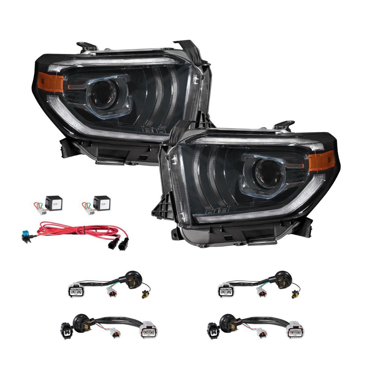 Form Lighting 2014-2021 Toyota Tundra LED Projector Headlights-2
