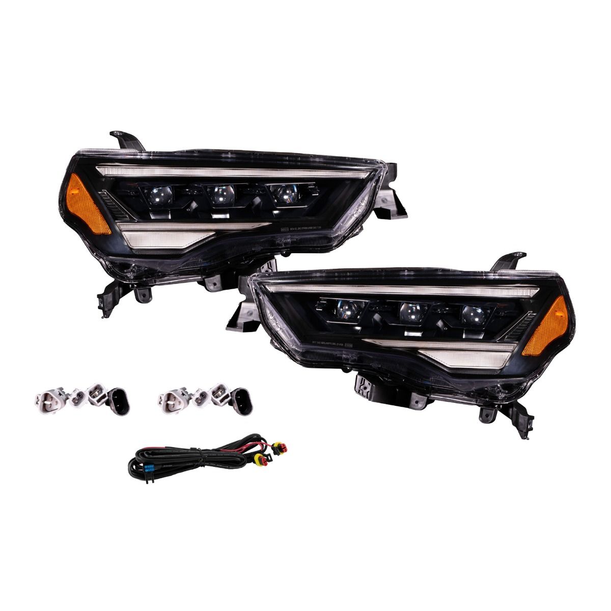 Form Lighting 2014-2024 Toyota 4Runner Sequential LED Projector Headlights (pair)-3