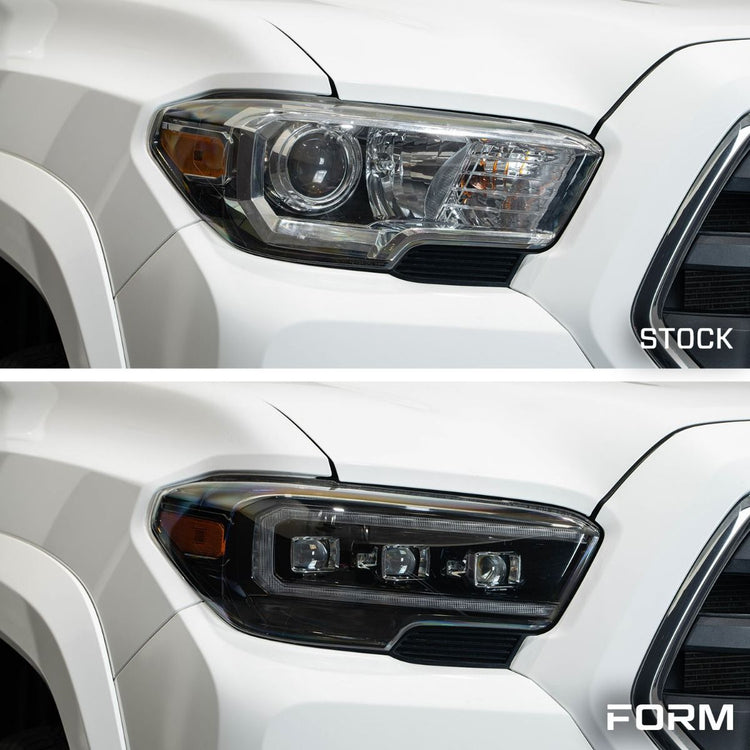 Form Lighting 2016-2022 Toyota Tacoma Sequential LED Projector Headlights-FL0001