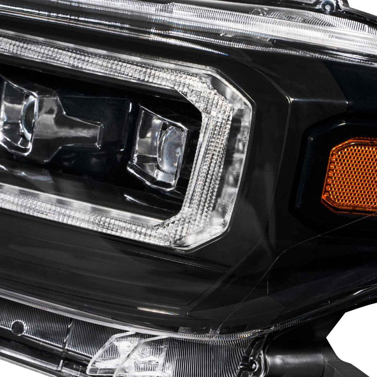 Form Lighting 2016-2023 Toyota Tacoma Sequential LED Projector Headlights with Selectable DRL (pair)-6