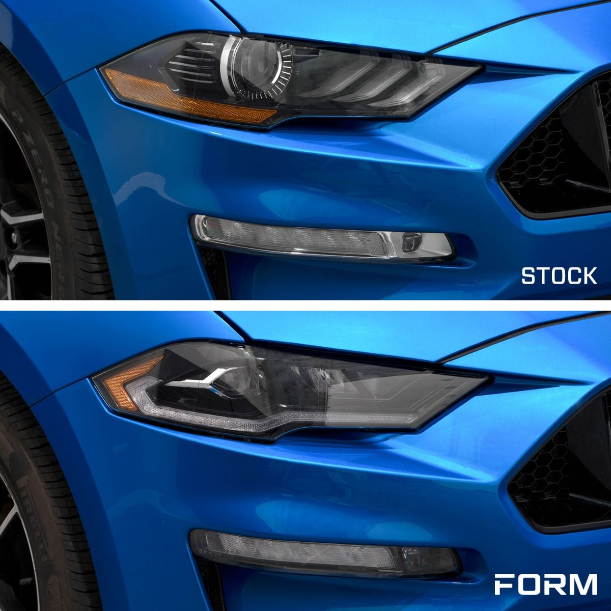 Form Lighting 2018-2022 Ford Mustang LED Headlights-FL0009