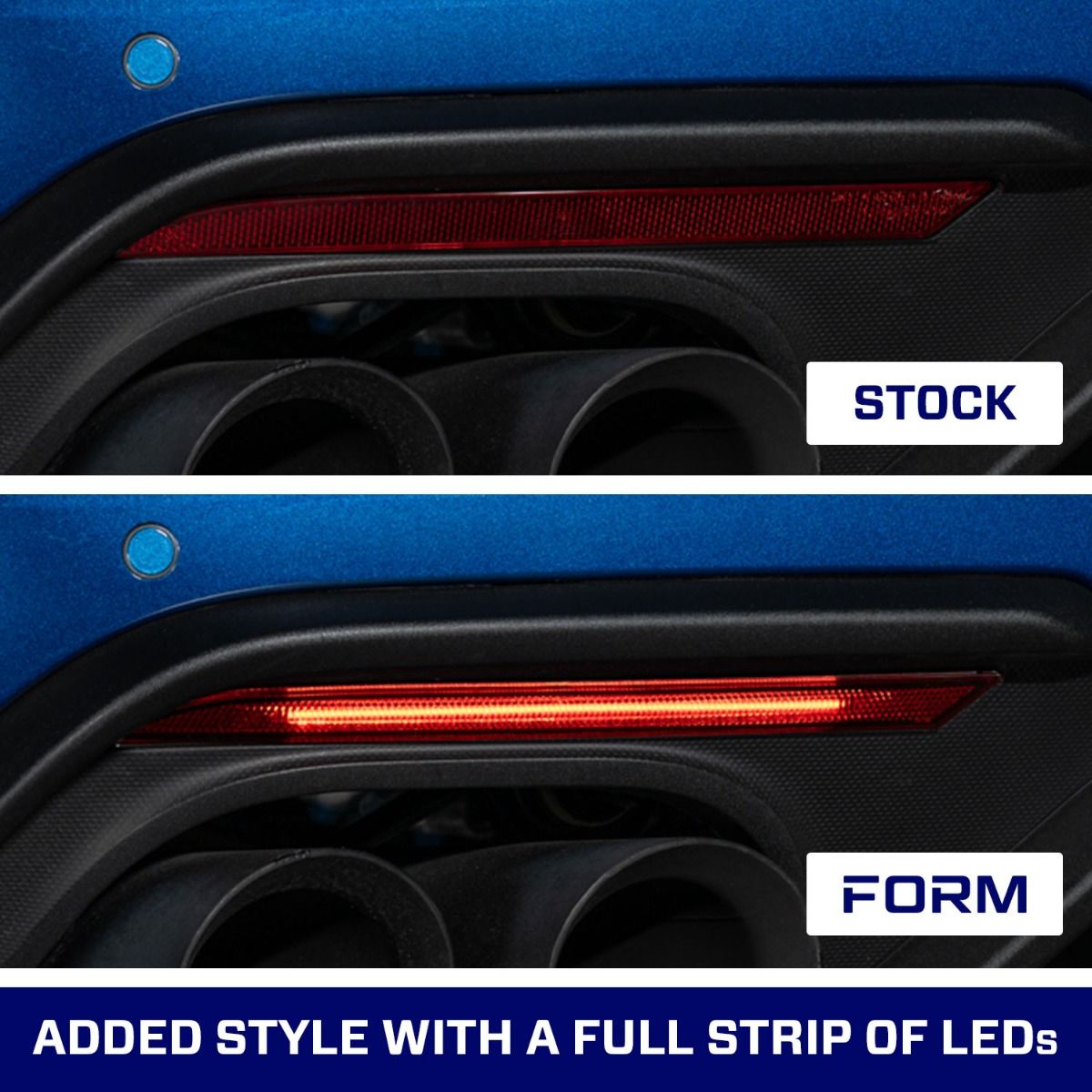 Form Lighting 2018-2023 Ford Mustang LED Rear Reflectors (pair)-3