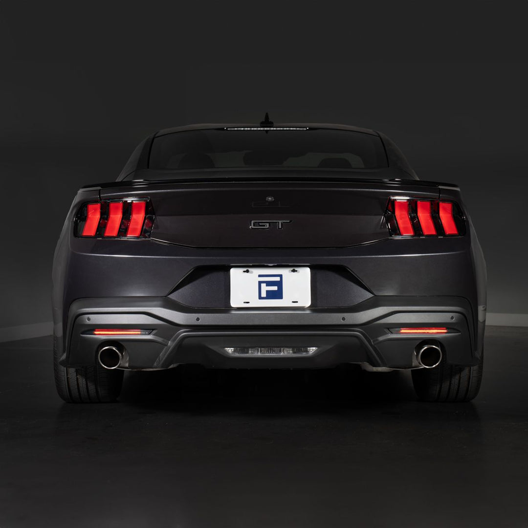 Form Lighting 2024 Ford Mustang LED Rear Reflectors (Smoked)-1