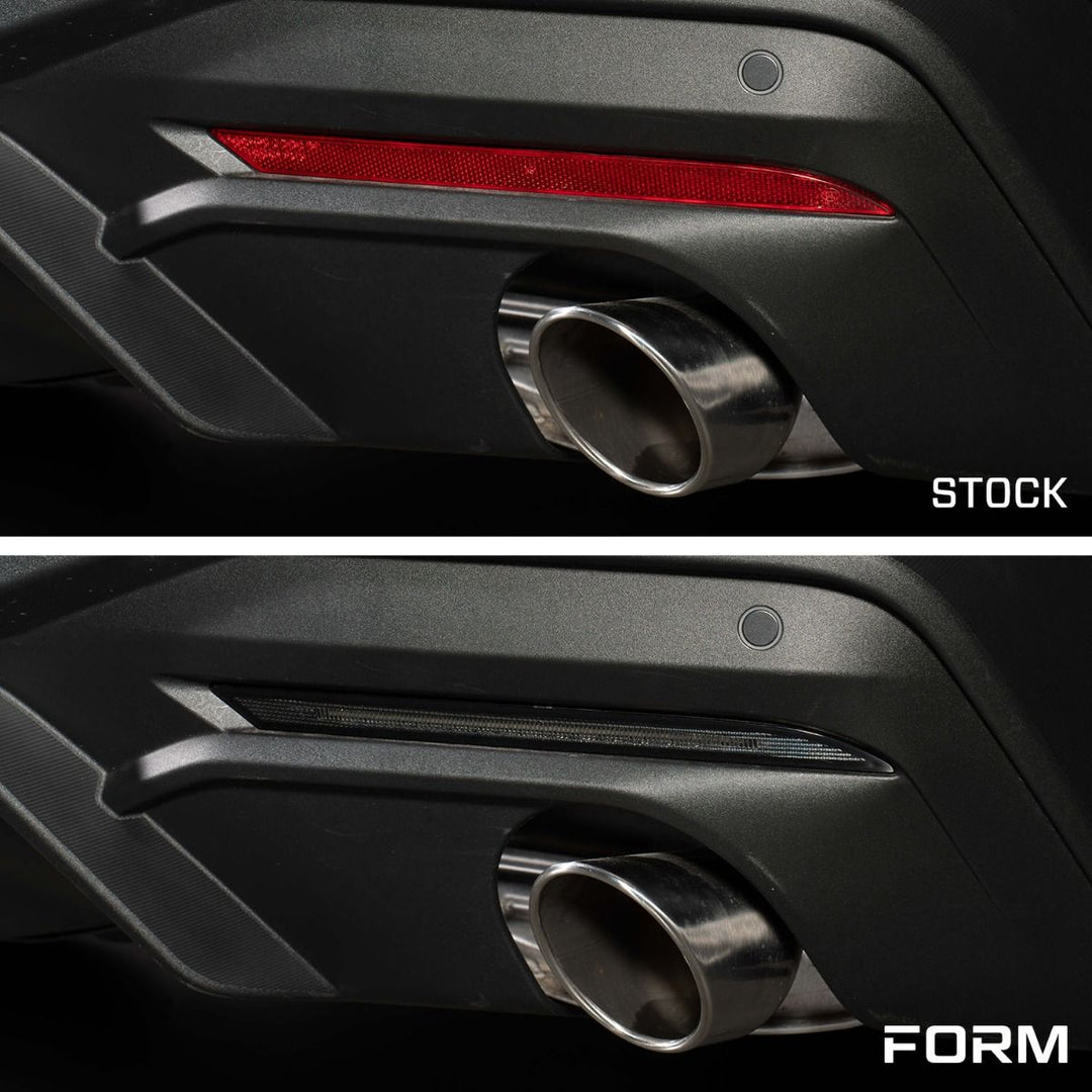 Form Lighting 2024 Ford Mustang LED Rear Reflectors (Smoked)-4