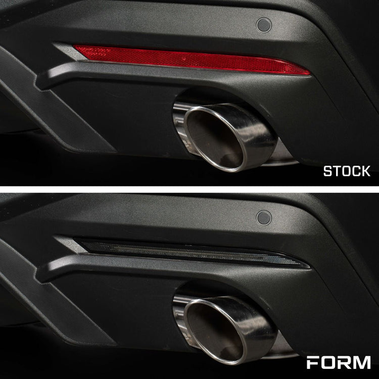 Form Lighting 2024 Ford Mustang LED Rear Reflectors (Smoked)-4