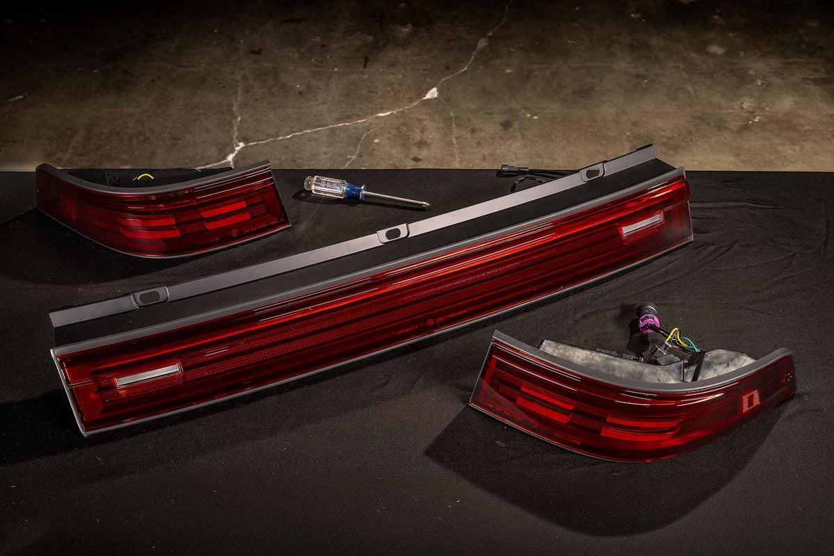Founders Tail Lights: Porsche 964 (3Pc Set / Red Lens)-2