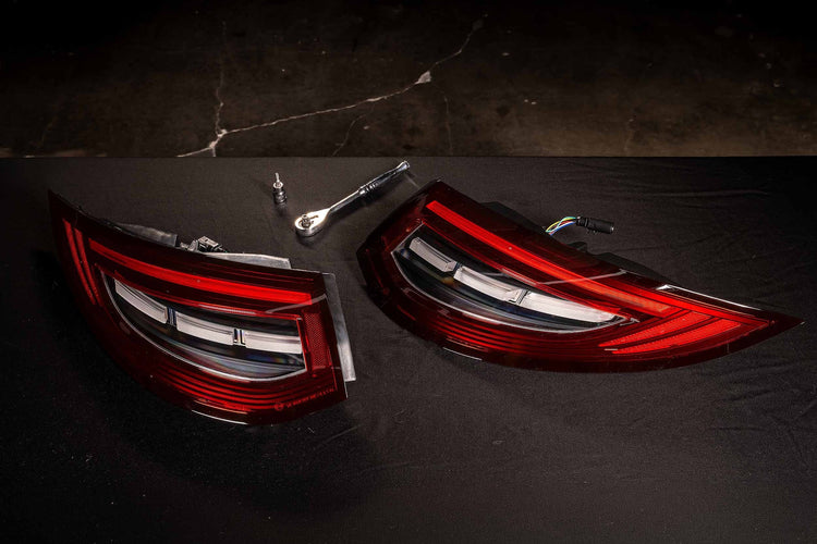 Founders Tail Lights: Porsche 997.2 (Set / Red Lens)-2