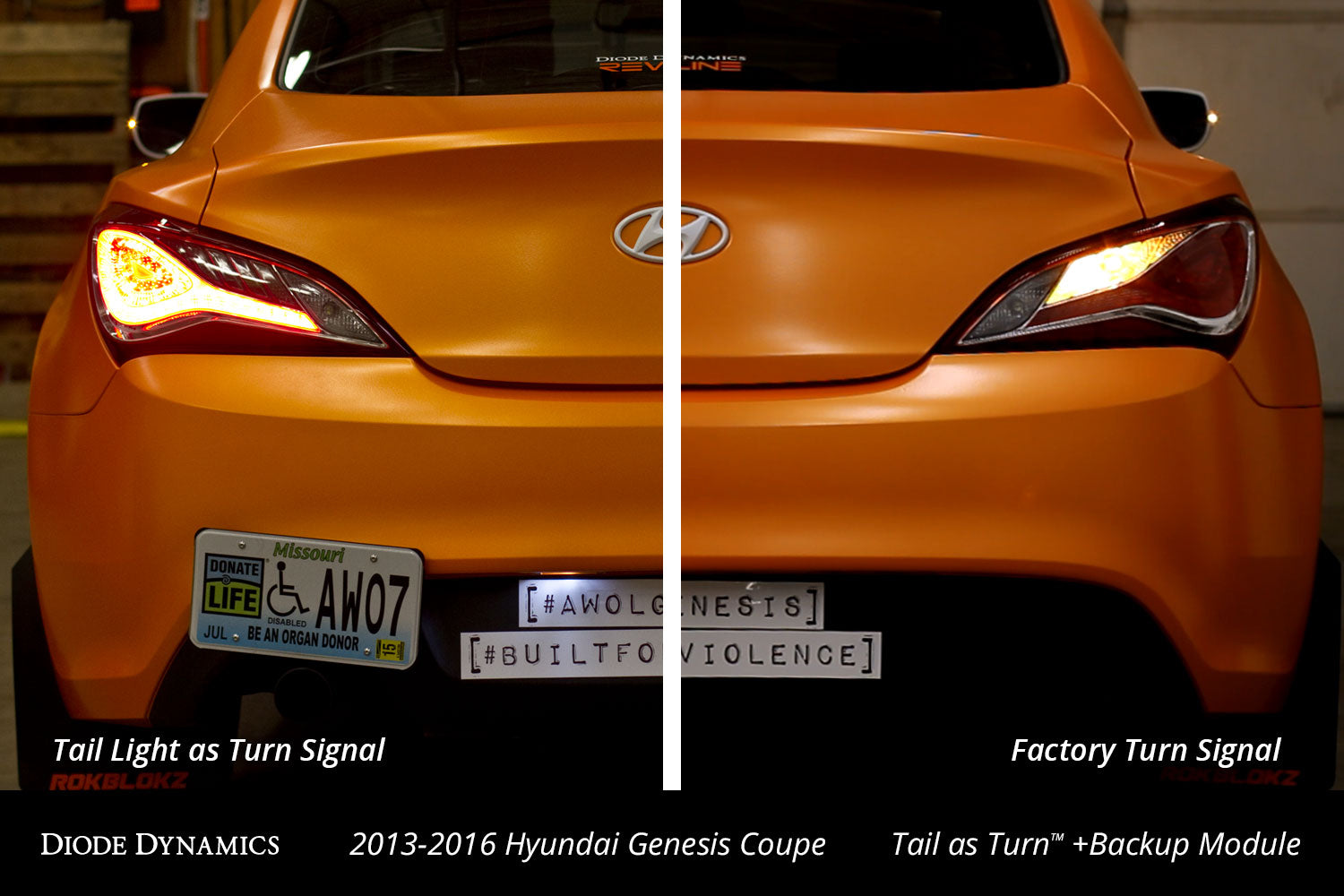 Genesis Coupe Tail as Turn +Backup Module 13-16 Hyundai Genesis Coupe Diode Dynamics-dd3015