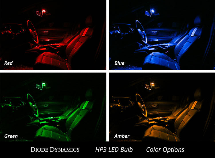 Green 194 LED Bulb HP3 LED Diode Dynamics-