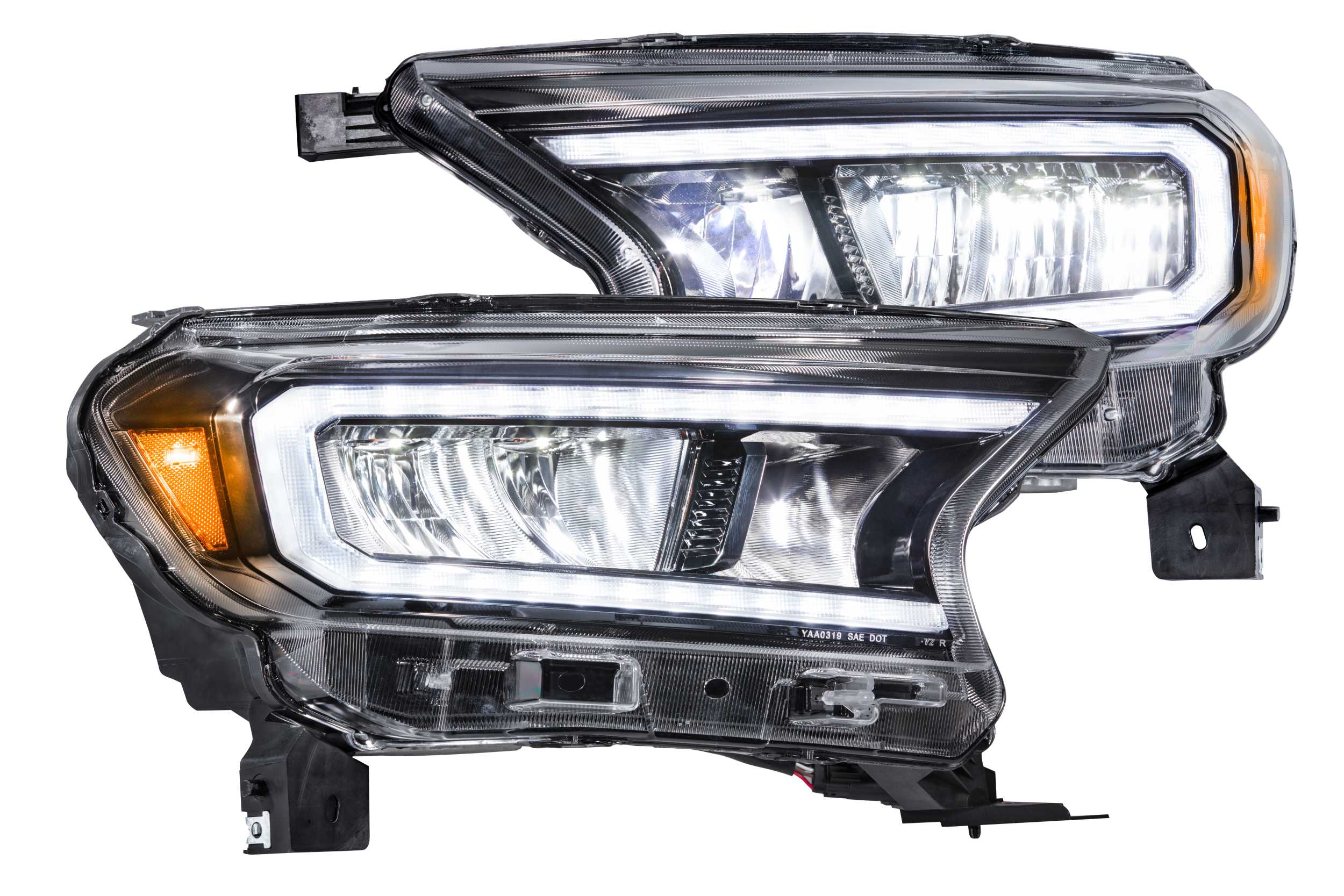GTR Carbide LED Headlights: Ford Ranger (19-23) (Reflector LED / Pair)-3