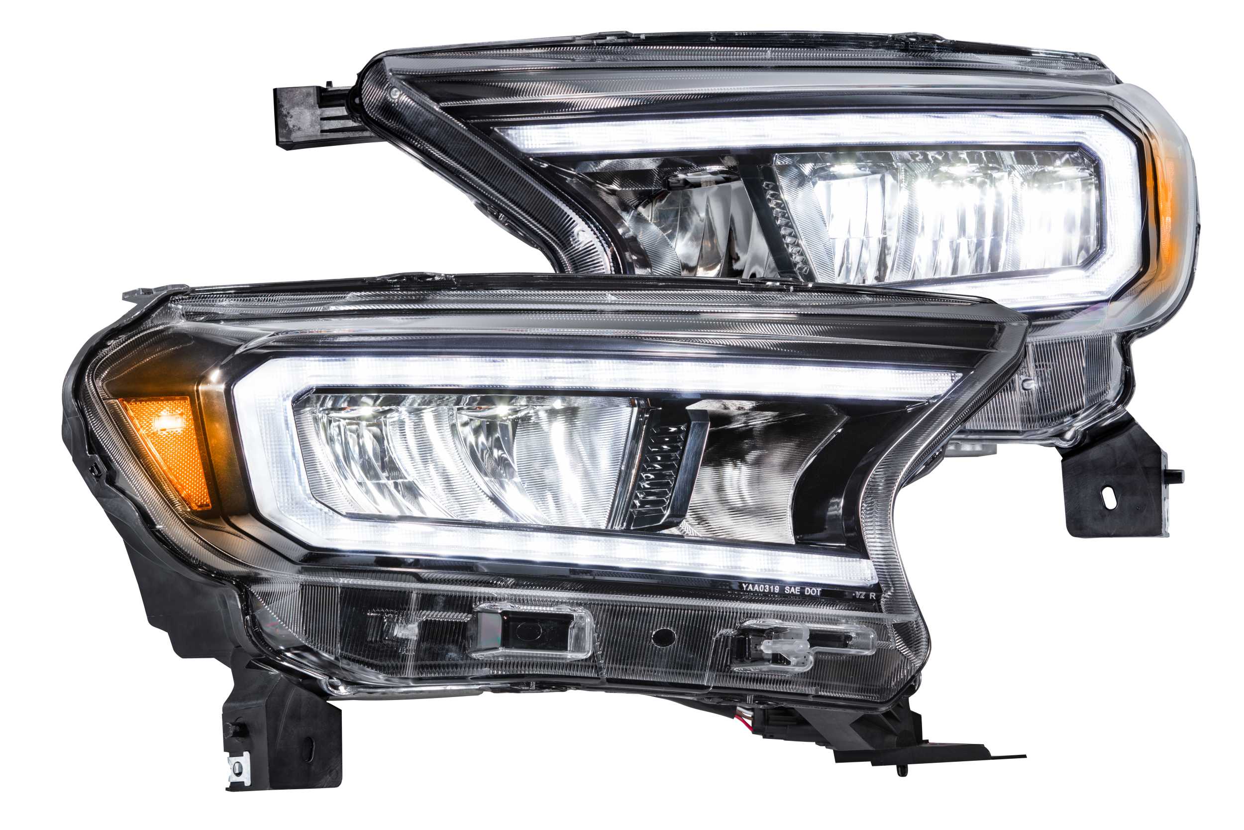 GTR Carbide LED Headlights: Ford Ranger (19-23) (Reflector LED / Pair)-4