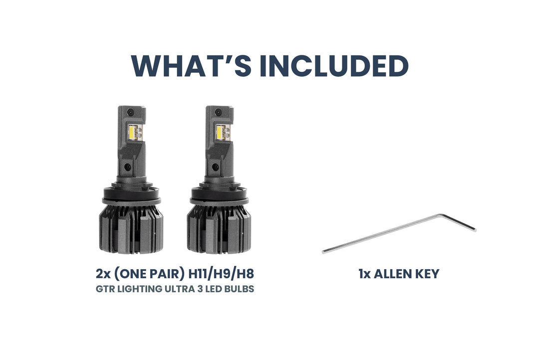 H11/H9/H8: GTR Lighting Ultra 3 (Pair)-4