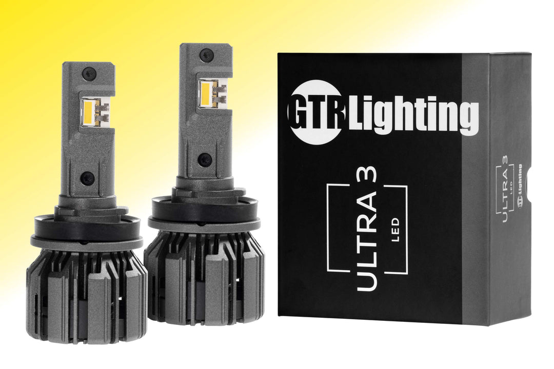 H11/H9/H8: GTR Lighting Ultra 3 Yellow (Pair)-1
