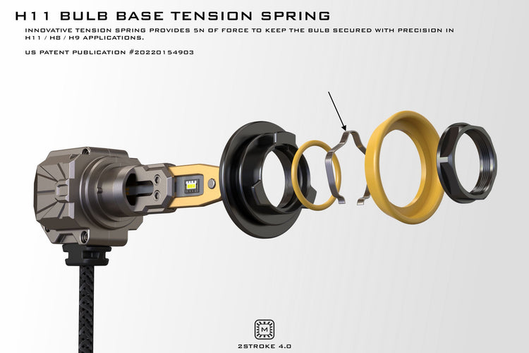 () H11/H9/H8: Morimoto 2Stroke 4.0 LED Bulbs (Yellow)-6