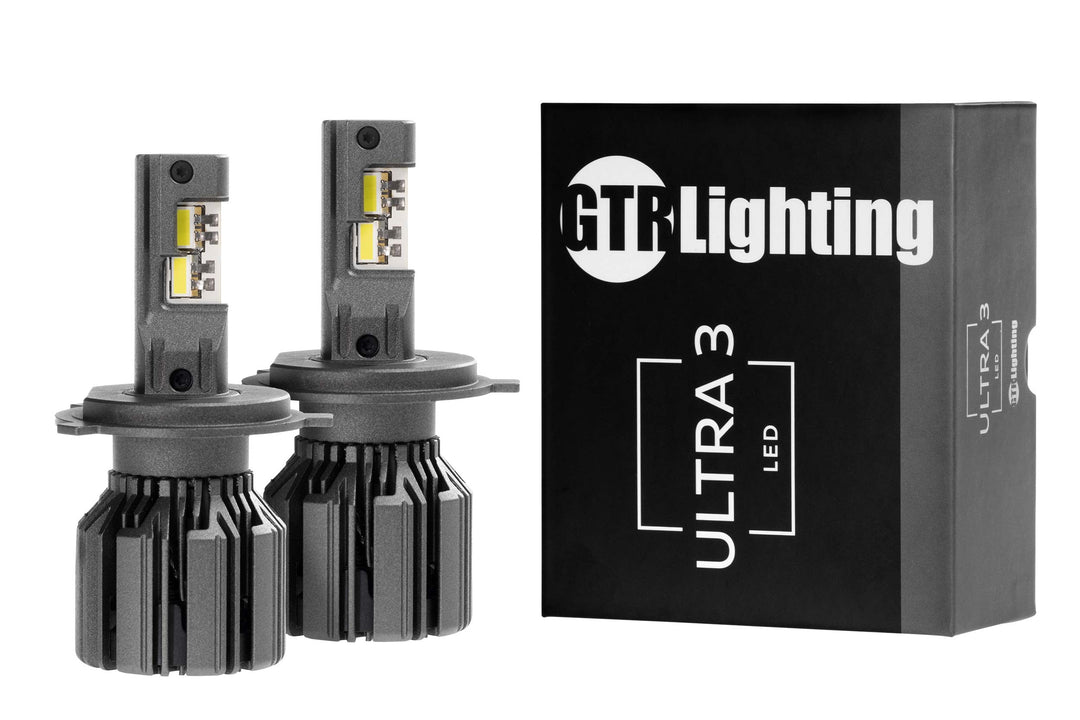 H4/9003: GTR Lighting Ultra 3 (Hi/Lo / Pair)-1