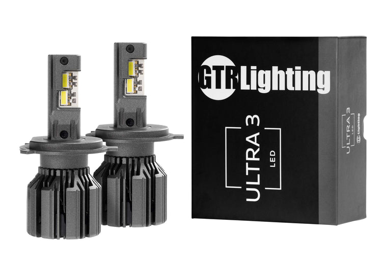 H4/9003: GTR Lighting Ultra 3 (Hi/Lo / Pair)-1