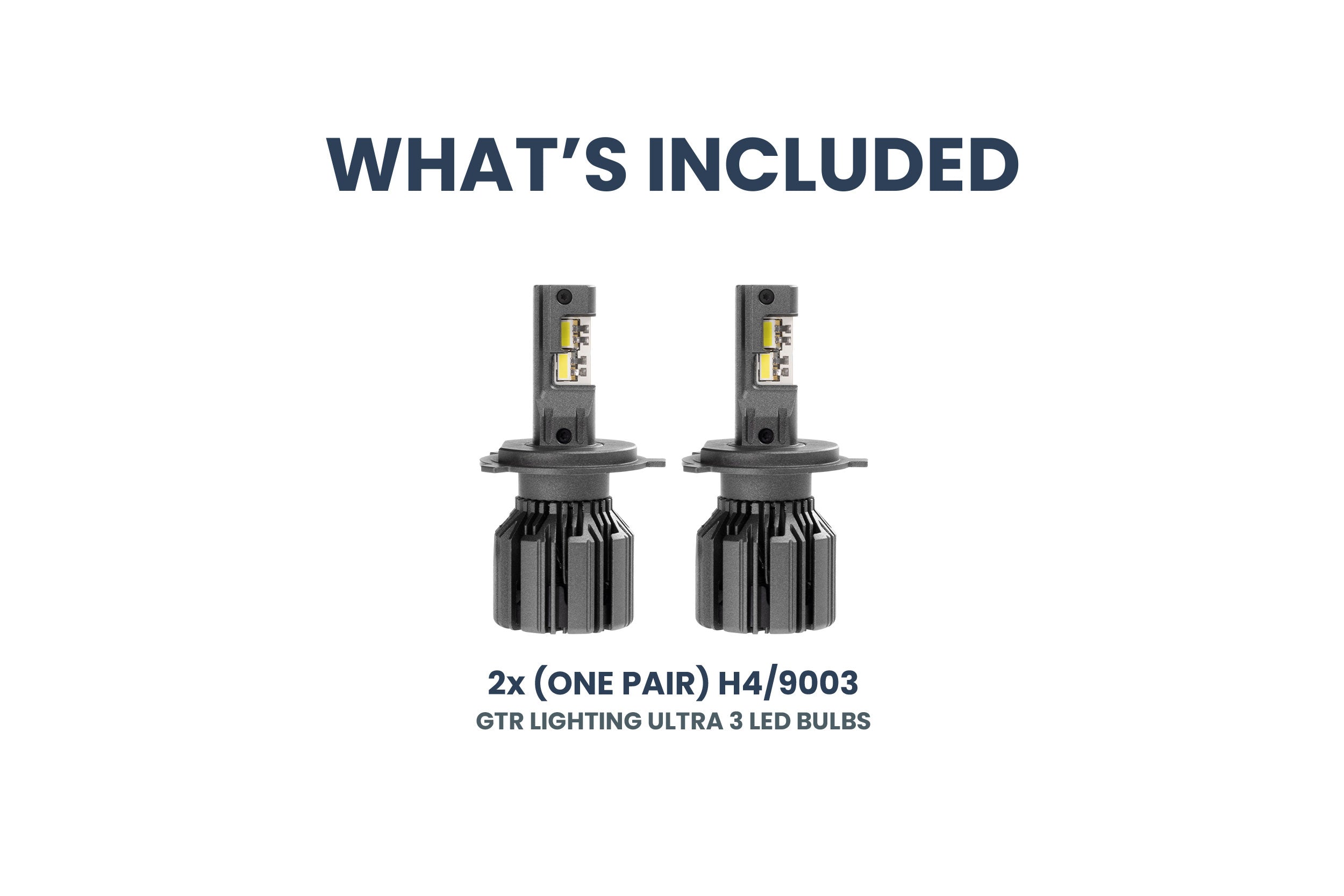 H4/9003: GTR Lighting Ultra 3 (Hi/Lo / Pair)-4