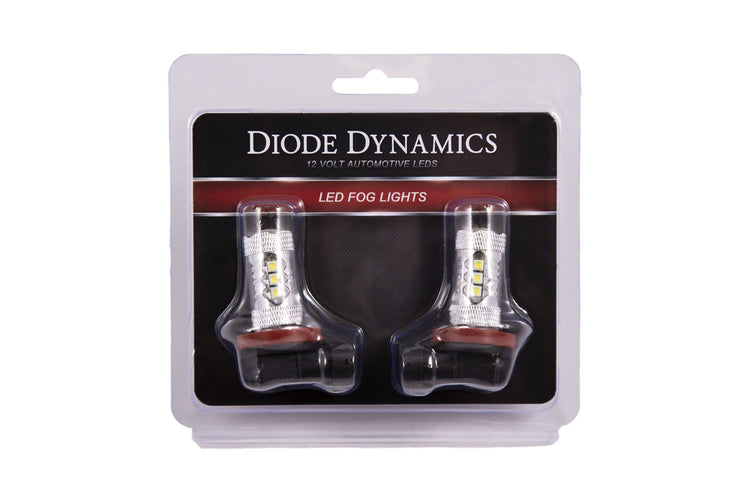 H8 XP80 Cool White LED Bulbs Diode Dynamics-1