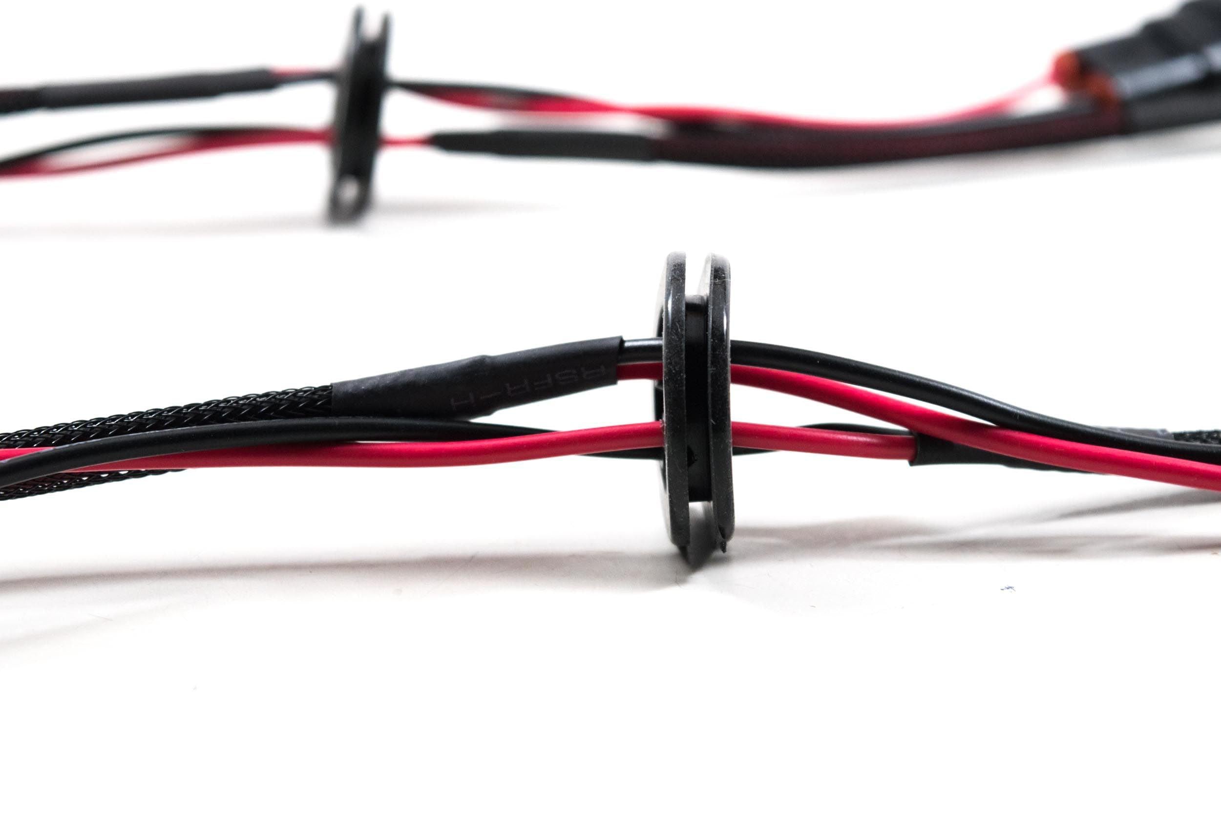 Harness: H-Series housing pass-through cables w/ grommet (9006)-3