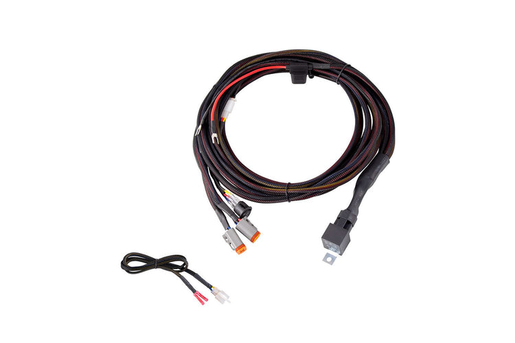Heavy Duty Dual Output 3-way 4-pin Wiring Harness (With Backlight)-1