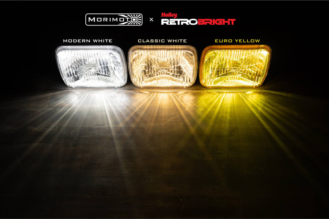 Holley RetroBright: Classic White 5x7" Rectangle (Single Headlight)-LFRB130