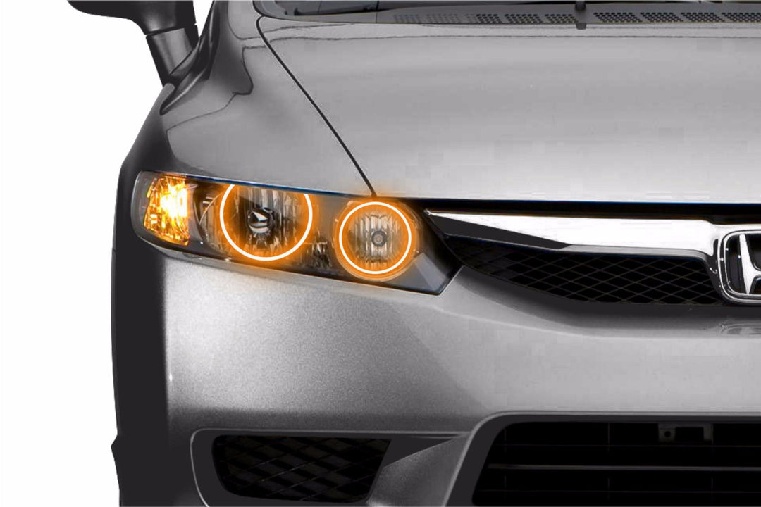 Honda Civic Sedan (09-11): Profile Prism Fitted Halos (Kit)-EDC01163