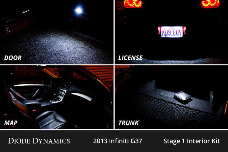 Interior LED Kit for 2008-2015 Infiniti G37 Coupe/Convertible-3