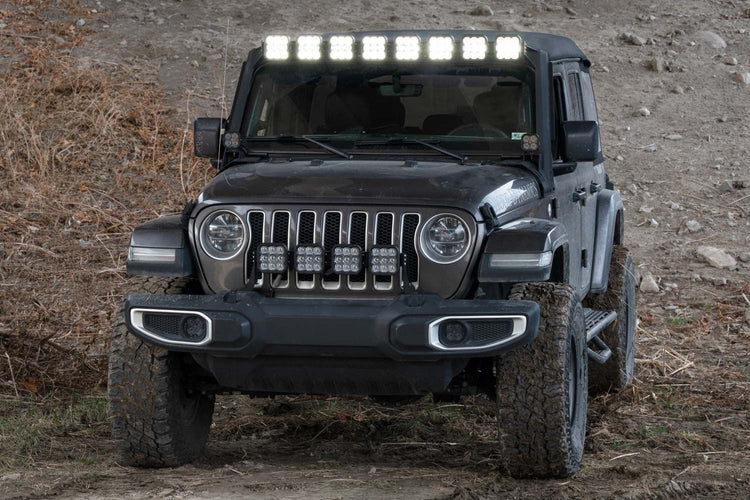 Jeep JL Wrangler/ Gladiator SS5 CrossLink Windshield Lightbar Kit-1
