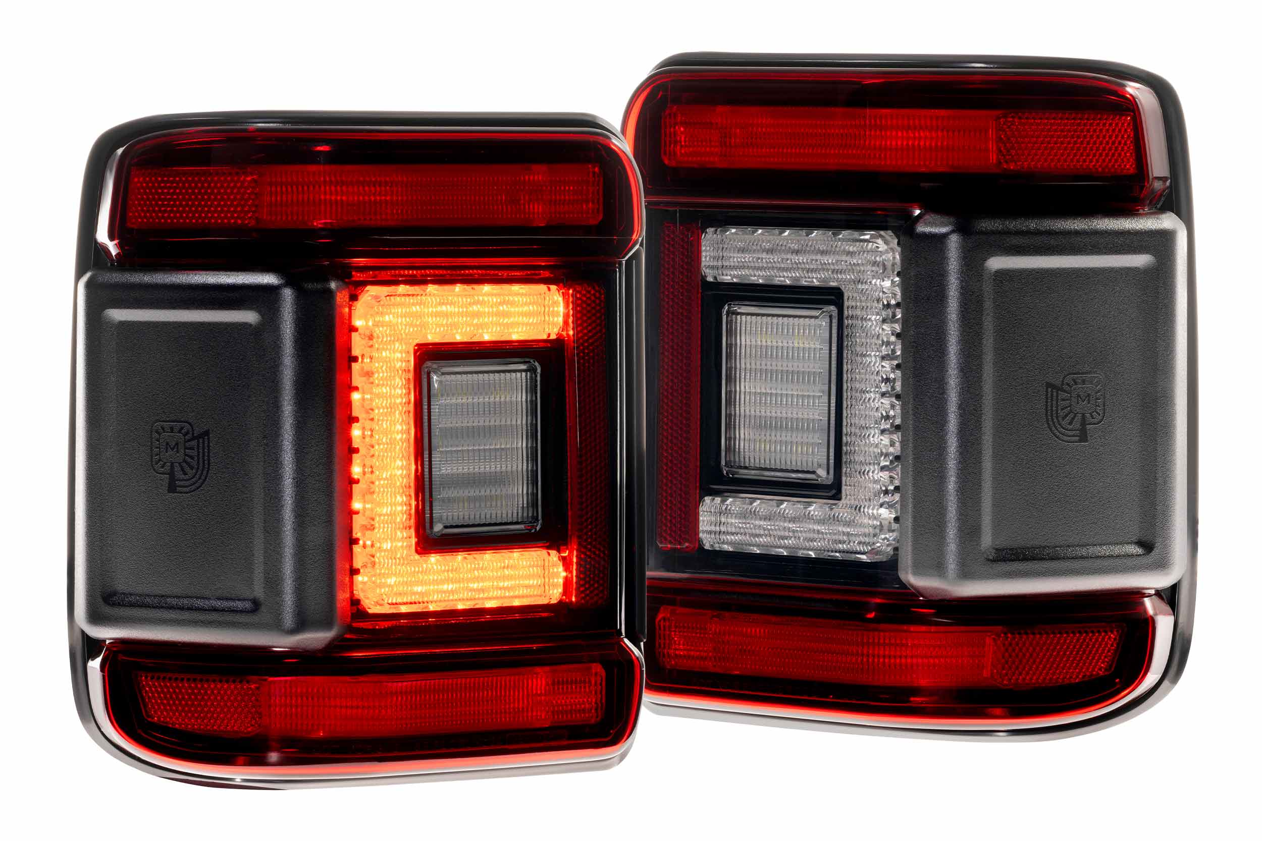 Jeep Wrangler JL (2018+): Morimoto XB Low Profile Tail Lights (Red)-2