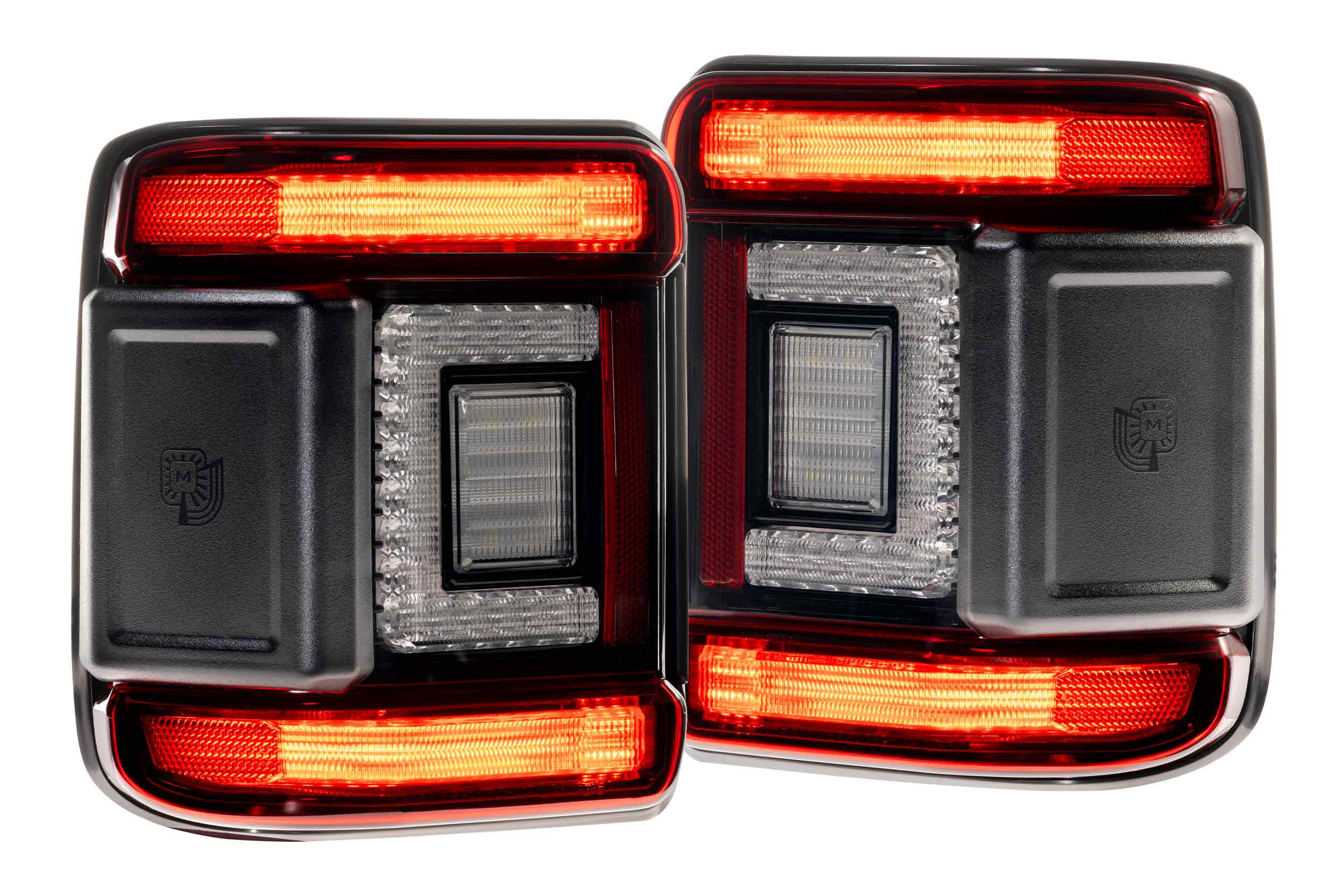 Jeep Wrangler JL (2018+): Morimoto XB Low Profile Tail Lights (Red)-3