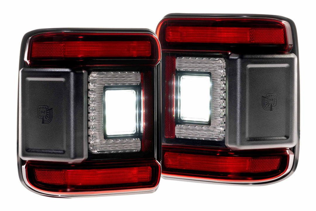 Jeep Wrangler JL (2018+): Morimoto XB Low Profile Tail Lights (Red)-4