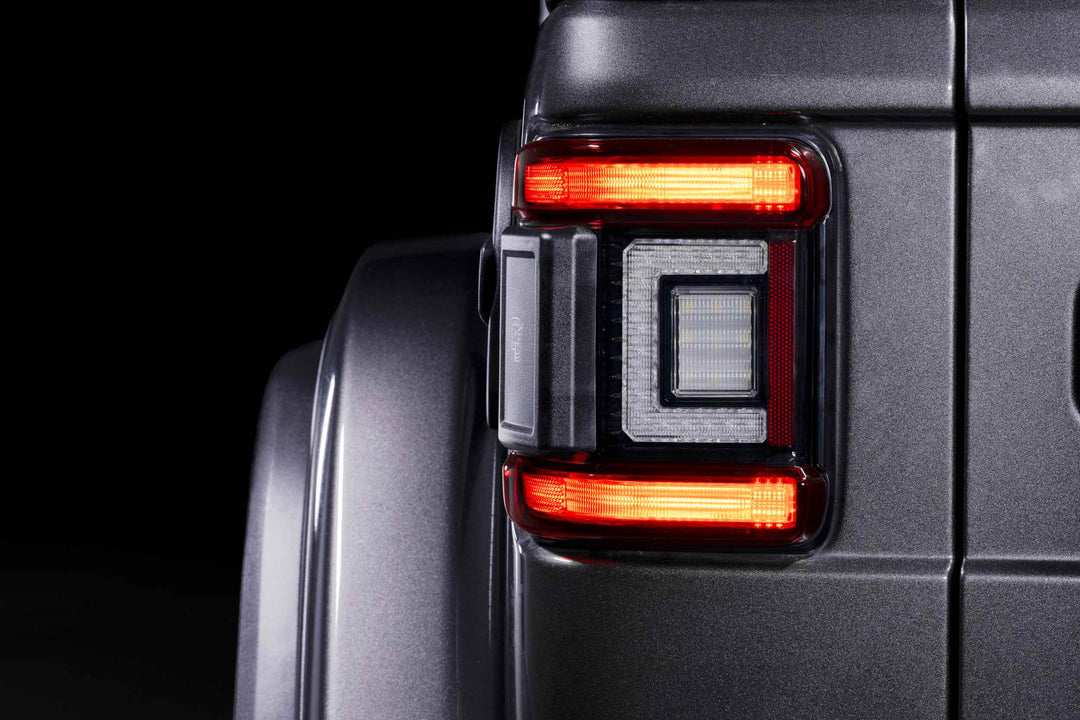 Jeep Wrangler JL (2018+): Morimoto XB Low Profile Tail Lights (Red)-5