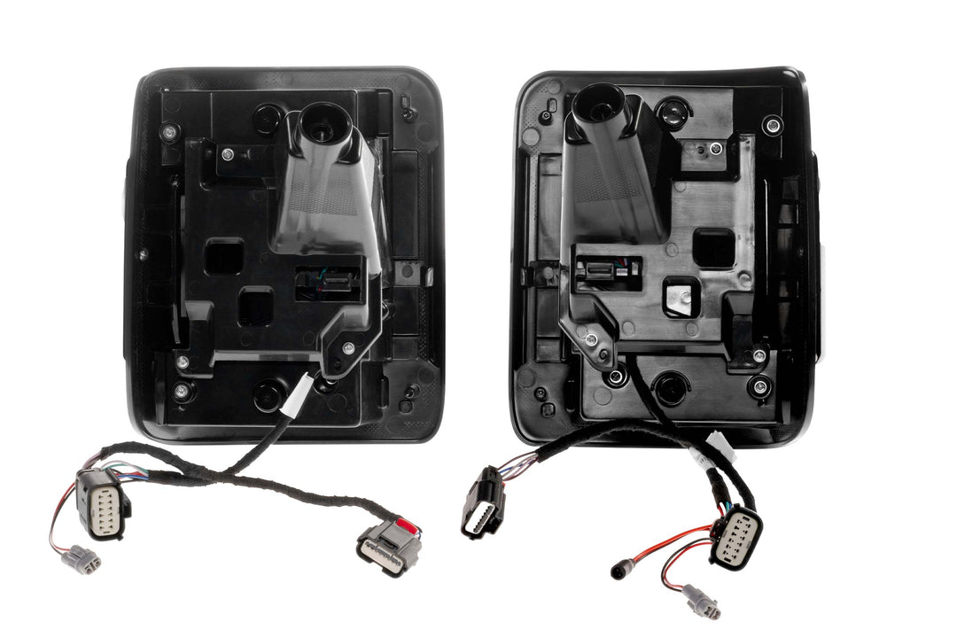 Jeep Wrangler JL (2018+): Morimoto XB Low Profile Tail Lights (Smoked)-11