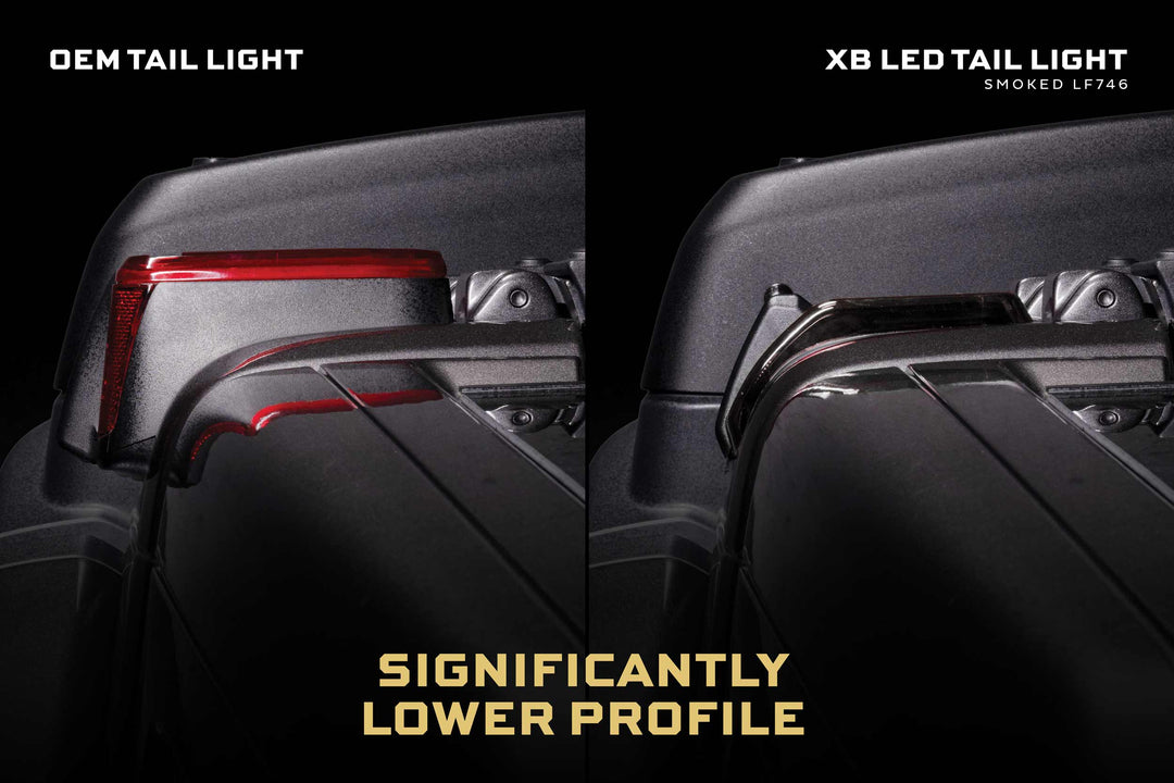 Jeep Wrangler JL (2018+): Morimoto XB Low Profile Tail Lights (Smoked)-13