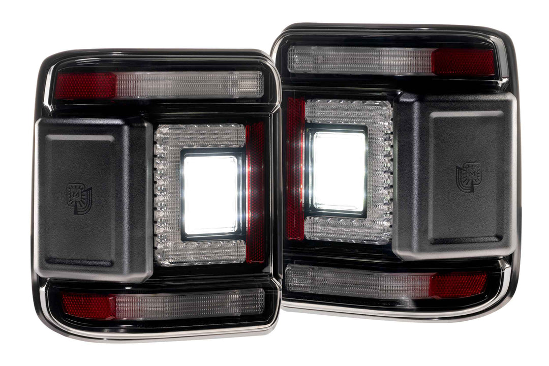 Jeep Wrangler JL (2018+): Morimoto XB Low Profile Tail Lights (Smoked)-4